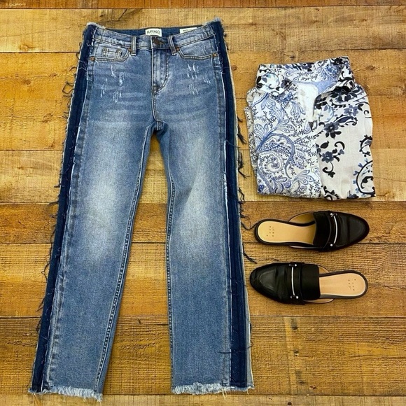 BUFFALO David Bitton Hi-Rise Straight Leg Jeans - Picture 1 of 12